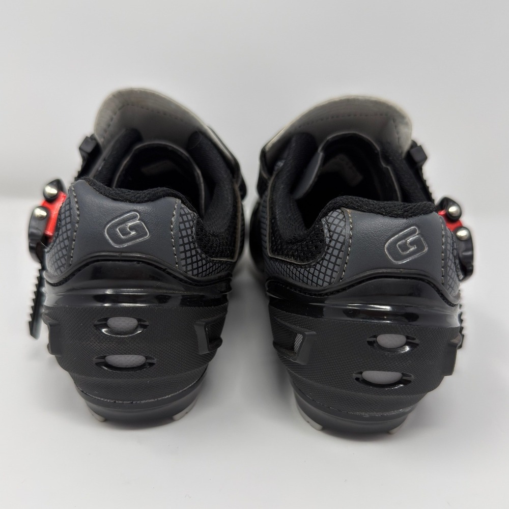 Gavin Road Cycling Shoes Black Silver Buckle Strap SPD SPD-SL Compatible Size 38 - Picture 5 of 10